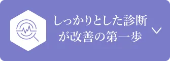 しっかりとした診断が改善の第一歩