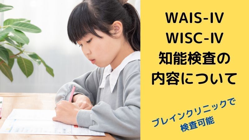 WAIS-IV・WISC‐Ⅳ知能検査とは？検査の内容や分かることについて