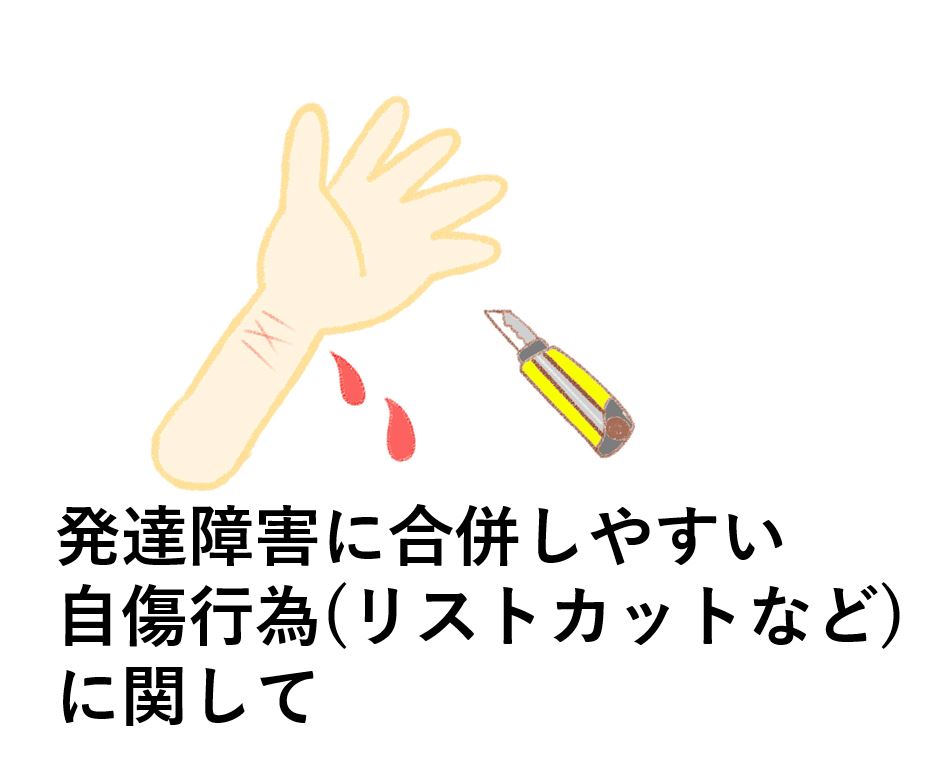 発達障害に合併しやすい自傷行為 リストカットなど に関して 医師が分かり